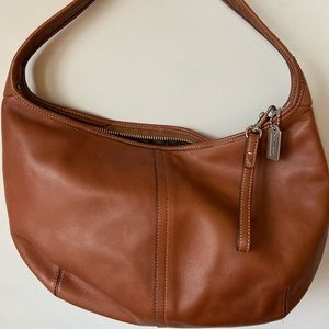 Coach brown leather bag
